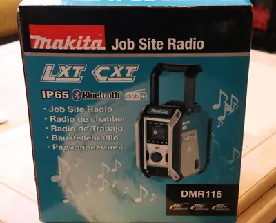 Makita DMR115 - 10.8/12/18V/ Dab+ Job Site Radio & Bluetooth • £134