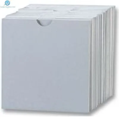 25 CD DVD Card Board Wallet / Sleeves With Thumb Cut White Blank NEW HQ AAA • £6.45