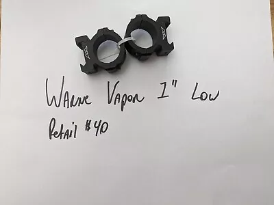 Warne Vapor 1  Scope Rings Low • $20