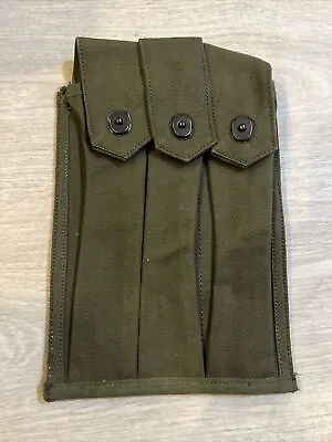 Us Vietnam War Og Web .45  M-3  Grease Gun 3 Clip Pouches • $64.99