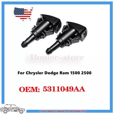 $4.44 • Buy 2X 5113049AA  For Dodge Magnum Windshield Washer Water Nozzle Spray 805742AB