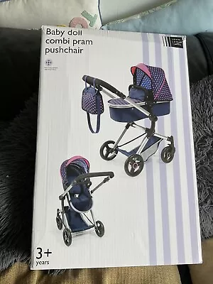 John Lewis 3 In 1 Pram Pushchair Child’s Size 3+ • £20