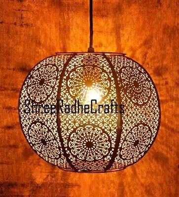 Moroccan Lantern Lamp Shades Lighting Turkish Hanging Lamp Hole Seljuks Pattern • $62.77