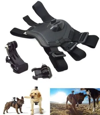 Pet Dog Fetch Chest Harness Strap Belt Mount For GoPro Hero 6 5 4 8 9 10 Camera • $25.19