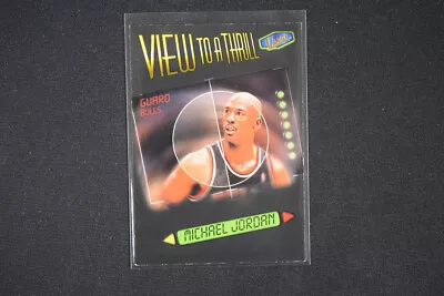 Michael Jordan 1997-98 Fleer Ultra View To A Thrill #1VT Chicago Bulls Insert • $20.50