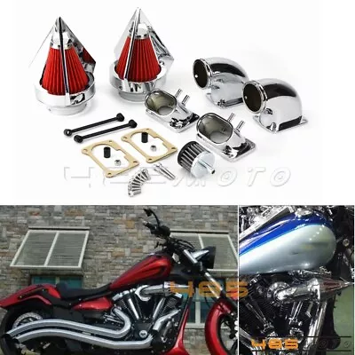 Chrome Engine Spike Air Cleaner Intake Filter For Suzuki Boulevard M109 VZR 1800 • $179.99