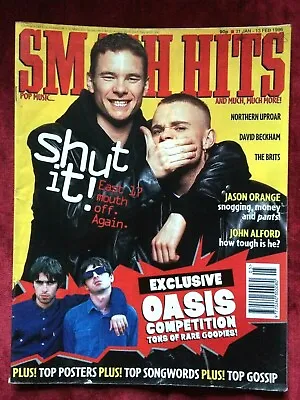 SMASH HITS Mag 31/01/1996 EAST 17 Take That Oasis Northern Uproar Meatloaf 3T UK • £14.99