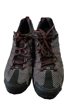 Montrail Gryptonite Men's Shoes Running Sneakers 12.5 Gray With Red Stripes • $30