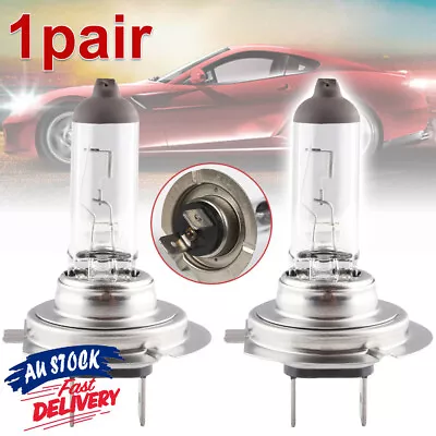 2x Car H7 12V Super White Light Lamp Bulb Headlight 55W Xenon Halogen Globes • $10.25