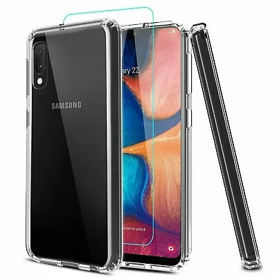 For Samsung Galaxy A10E A20 A30 Phone Case Cover + Glass Screen Protector • $8.55