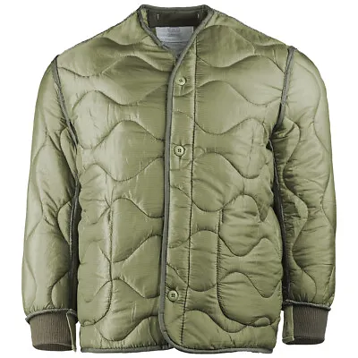 PADDED LINER For M65 ARMY M-65 FIELD COMBAT JACKET HIKING HUNTING OLIVE OD S-3XL • £34.95