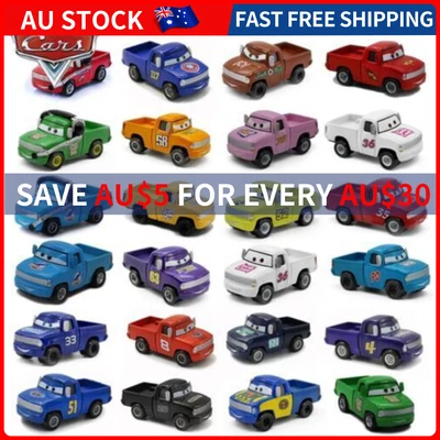 $12.99 • Buy Disney Pixar Cars Diecast McQueen & Pick Up 1:55 Metal Model Kids Gifts New 2023