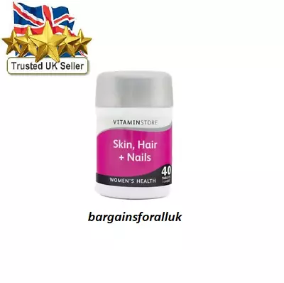 Vit Store Skin Hair & Nails 40s • £7.29