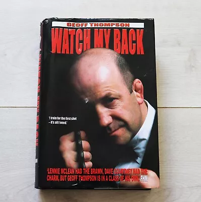£5.87 • Buy Geoff Thompson Book Watch My Back Hardback Bouncer Martial Arts
