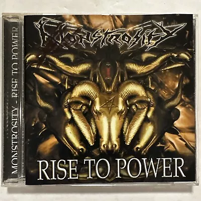 Monstrosity - Rise To Power CD 2004 Metal Blade - 3984-14481-2 [Signed By Band] • $19.95