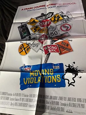 1985 Moving Violations One Sheet Movie Poster • $15