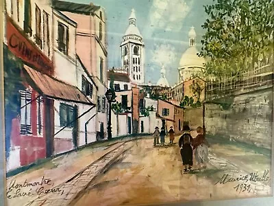 Maurice Utrillo (Lithograph) • $45