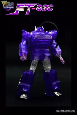 Fanstoys Ft-03C Shockwave Ft03C Quakewave Transforming Transparent Version Toys • $268.84