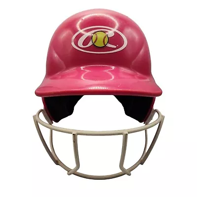 Rawlings Batting Helmet With Facemask Pink Girl's • $20