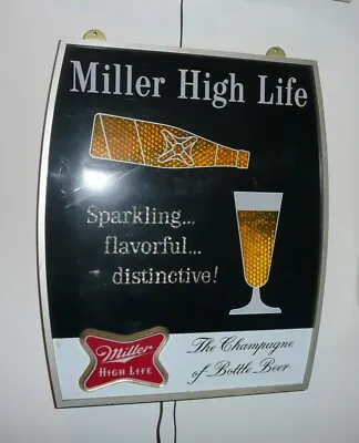 Miller High Life Sparkling Motion Beer Sign Replacement Reel Scroll Artwork • $100