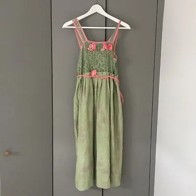 Manoush Green Lace Dress Size 38 Or UK 12 (Fit Size 36) RRP£500 Vintage Ascot • £50
