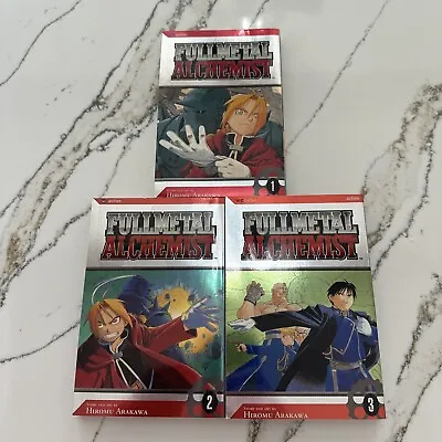 Full Metal Alchemist Manga Vol 1-3 (English) Hiromu Akakawa VIZ MEDIA • $20