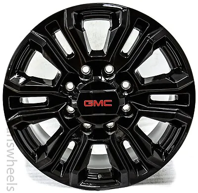4 GMC Sierra Denali HD 2500 3500 8 Lug 8x180 20” Gloss Black Wheels Rims 5957 • $1295