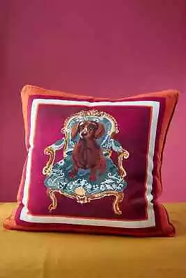 New Anthropologie Raphael Balme Pillow - Dachshund Or Corgi • $78