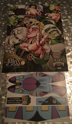$14.95 • Buy JOJO'S BIZARRE ADVENTURE POSTER 2 Sided 12x18” & Paper Plane ANIME EXPO 2022 NEW
