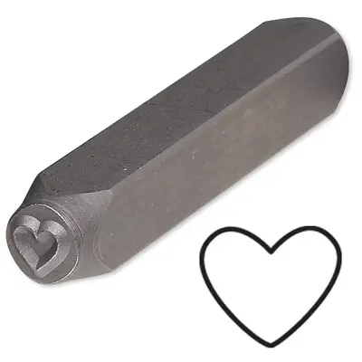 Steel Stamp Punch Tool Design Embellish Metal Plastic Blanks Heart 30 • $11.99