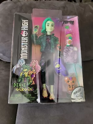 Monster High Deuce Gorgon G3 Reboot Doll & Pet Perseus New! • $32.99