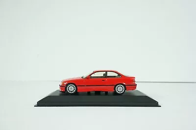 Minichamps Pauls Model Art 1:43 Diecast 1992 BMW M3 Red Coupe G2-8 • $19.95