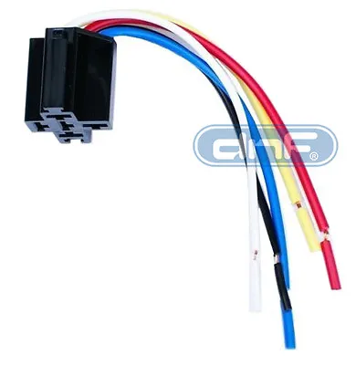 $7.20 • Buy 1 Pack 12v Dc 30/40 Amp Bosch Style  Relay Socket Spdt + 100% Copper Wires