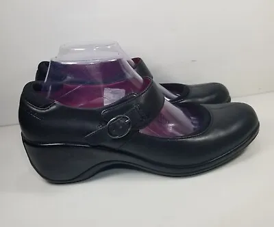 Merrell Angelic Emme Mary Jane Shoes Round Toe Casual Black Leather Women's 9 • $26