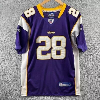 Minnesota Vikings Adrian Peterson Jersey Sewn Patch Stitch Size 48 NFL Reebok • $24.99