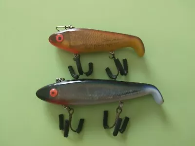 Mann's Pogo Minnow Shad (2) Different Sizes Excellent Condition Baits Natural • $9.99