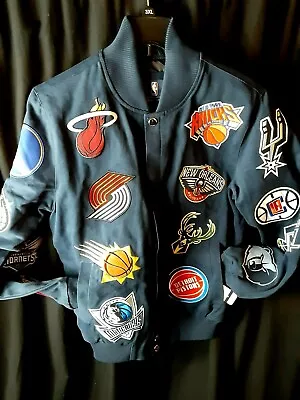 Memphis Grizzlies NBA Men's G-III Collage Embroidered Front Snap Jacket 6X • $179.99