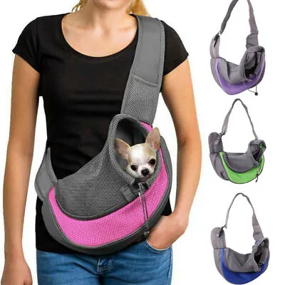 £13.99 • Buy Pet Dog Cat Puppy Carrier Comfort Tote Shoulder Travel Net Bag Sling Backpack UK