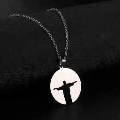 Jesus Pendant Necklace Stainless Steel Unique Jewelry For Men Women • $8.99