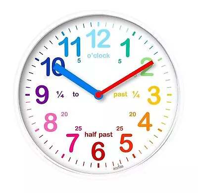 22522 ACCTIM Wickford White Kids Wall Clocks • £13.32