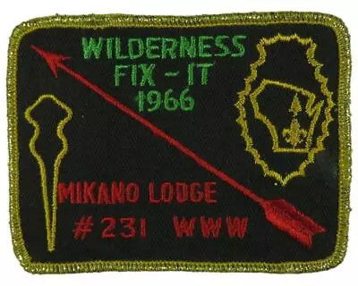 Mikano Lodge 231 Milwaukee County Council WI 1966 GMY Bdr (OAX2101) • $9.95