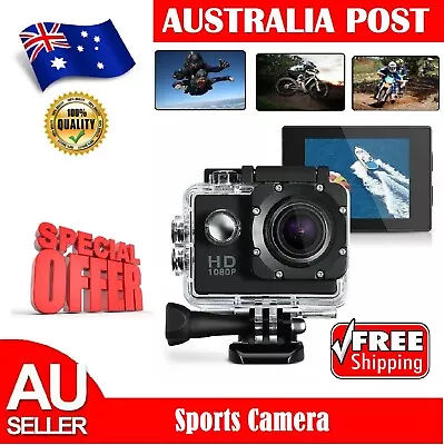 Ultra 4K Action Camcorder  Video Record HD 1080P Waterproof Sport Camera WiFi AU • $32.99