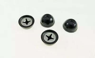4 Pack .156(5/32 ) Black Palnut 2-Piece Decorative Push-On Caps 137013000 • $5.45