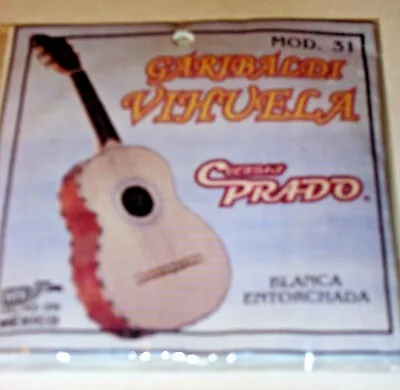 Vihuela Strings ( Prado Strings ) Blanca Entorchada Made In Mexico • $8