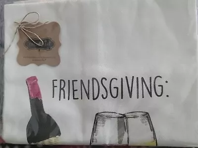 Mud Pie  Friendsgiving Tea Towel- Original Package • $13