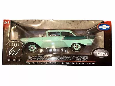  1957 Chevy Utility Sedan  Highway 61 Rare Color 1/18  • $51