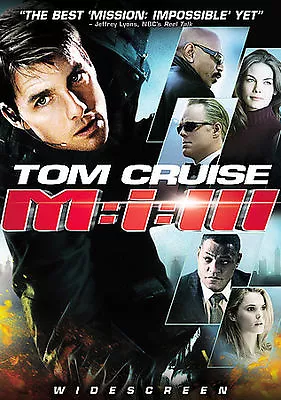 Mission Impossible 3 (M:I:III) DVD  **DISC ONLY**   • $2.45