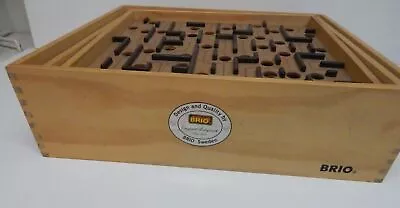 BRIO Sweden Labyrinth/Marble Maze Wood Game Box EUC • $15