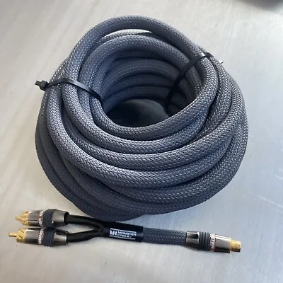 MONSTER MSB850 SW 24.5 Ft HI PERFORMANCE SUBWOOFER INTERCONNECT CABLE & Y Cable • $199.99