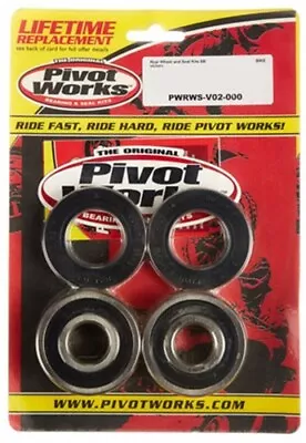 Pivot Works Rear Wheel Bearing Kit VICTORY Hard Ball PWRWS-V02-000 Replacement • $33.03